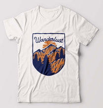 Load image into Gallery viewer, Wanderlust T-Shirt for Men-S(38 Inches)-White-Ektarfa.online
