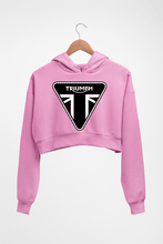 Load image into Gallery viewer, Triumph Crop HOODIE FOR WOMEN-Light Baby Pink-Ektarfa.online
