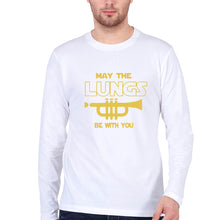 Load image into Gallery viewer, Trumpet Full Sleeves T-Shirt for Men-White-Ektarfa.online

