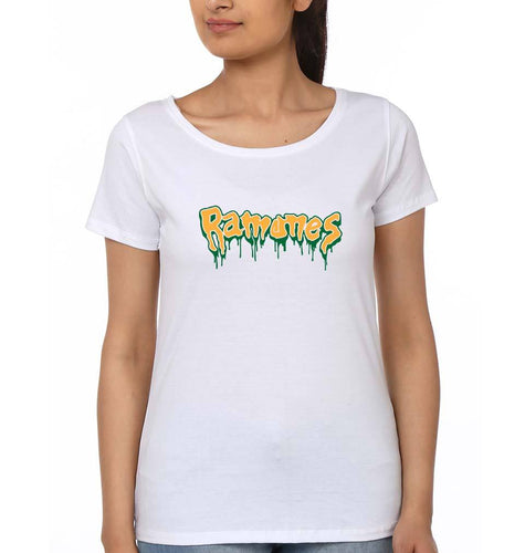 Ramones T-Shirt for Women-White-Ektarfa.online
