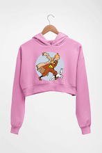 Load image into Gallery viewer, Tintin Crop HOODIE FOR WOMEN-Light Baby Pink-Ektarfa.online
