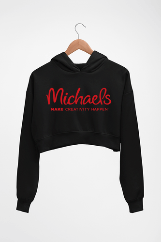 Michaels Crop HOODIE FOR WOMEN-Black-Ektarfa.online
