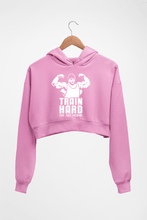 Load image into Gallery viewer, Gym Crop HOODIE FOR WOMEN-Light Baby Pink-Ektarfa.online
