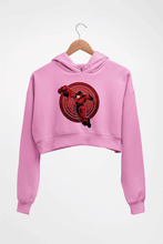Load image into Gallery viewer, Daredevil Crop HOODIE FOR WOMEN-Light Baby Pink-Ektarfa.online
