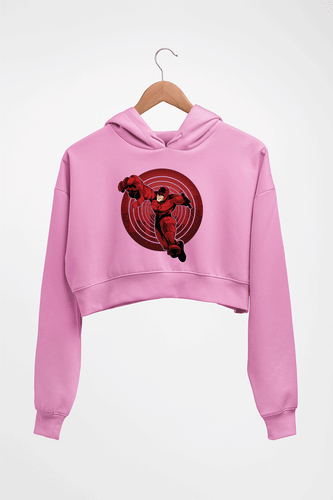Daredevil Crop HOODIE FOR WOMEN-Light Baby Pink-Ektarfa.online