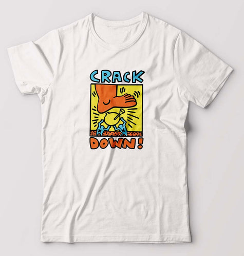 Keith Haring T-Shirt for Men-White-Ektarfa.online
