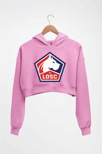 Load image into Gallery viewer, Lille Crop HOODIE FOR WOMEN-Light Baby Pink-Ektarfa.online
