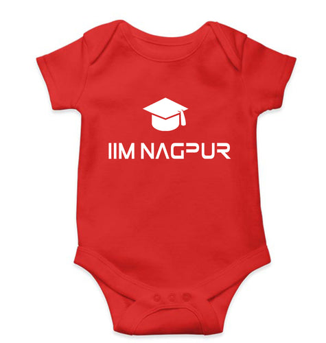 IIM Nagpur Kids Romper For Baby Boy/Girl-0-5 Months(18 Inches)-Red-Ektarfa.online