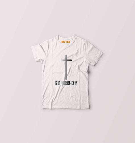The Weeknd Kids T-Shirt for Boy/Girl-0-1 Year(20 Inches)-White-Ektarfa.online