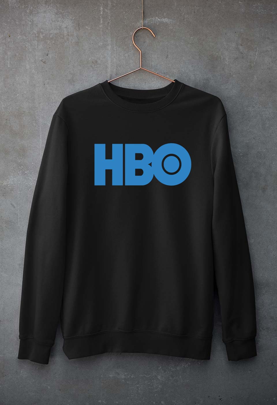 HBO Unisex Sweatshirt for Men/Women-S(40 Inches)-Black-Ektarfa.online