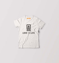 Load image into Gallery viewer, Love To Life Kids T-Shirt for Boy/Girl-0-1 Year(20 Inches)-White-Ektarfa.online
