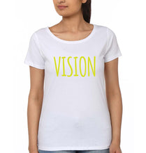 Load image into Gallery viewer, Vision T-Shirt for Women-XS(32 Inches)-White-Ektarfa.online
