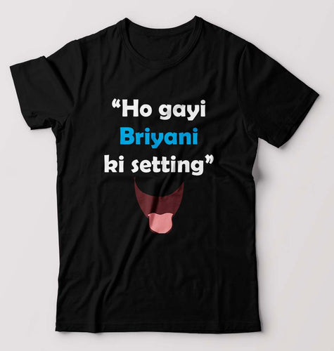 Biryani T-Shirt for Men-Black-Ektarfa.online