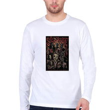 Load image into Gallery viewer, Slipknot Full Sleeves T-Shirt for Men-White-Ektarfa.online
