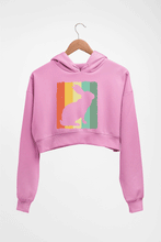 Load image into Gallery viewer, Rabbit Bunny Crop HOODIE FOR WOMEN-Light Baby Pink-Ektarfa.online
