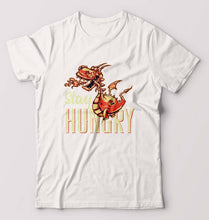 Load image into Gallery viewer, Hungry Dragon T-Shirt for Men-S(38 Inches)-White-Ektarfa.online
