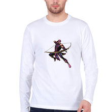 Load image into Gallery viewer, Hawkeye Full Sleeves T-Shirt for Men-White-Ektarfa.online
