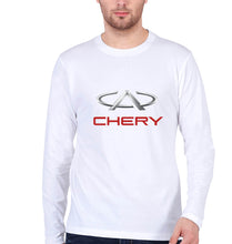 Load image into Gallery viewer, Chery Full Sleeves T-Shirt for Men-White-Ektarfa.online
