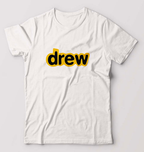 Drew T-Shirt for Men-S(38 Inches)-White-Ektarfa.online