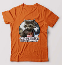 Load image into Gallery viewer, Rocket Raccoon T-Shirt for Men-Orange-Ektarfa.online
