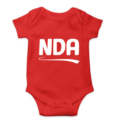 NDA Army Kids Romper For Baby Boy/Girl-Red-Ektarfa.online