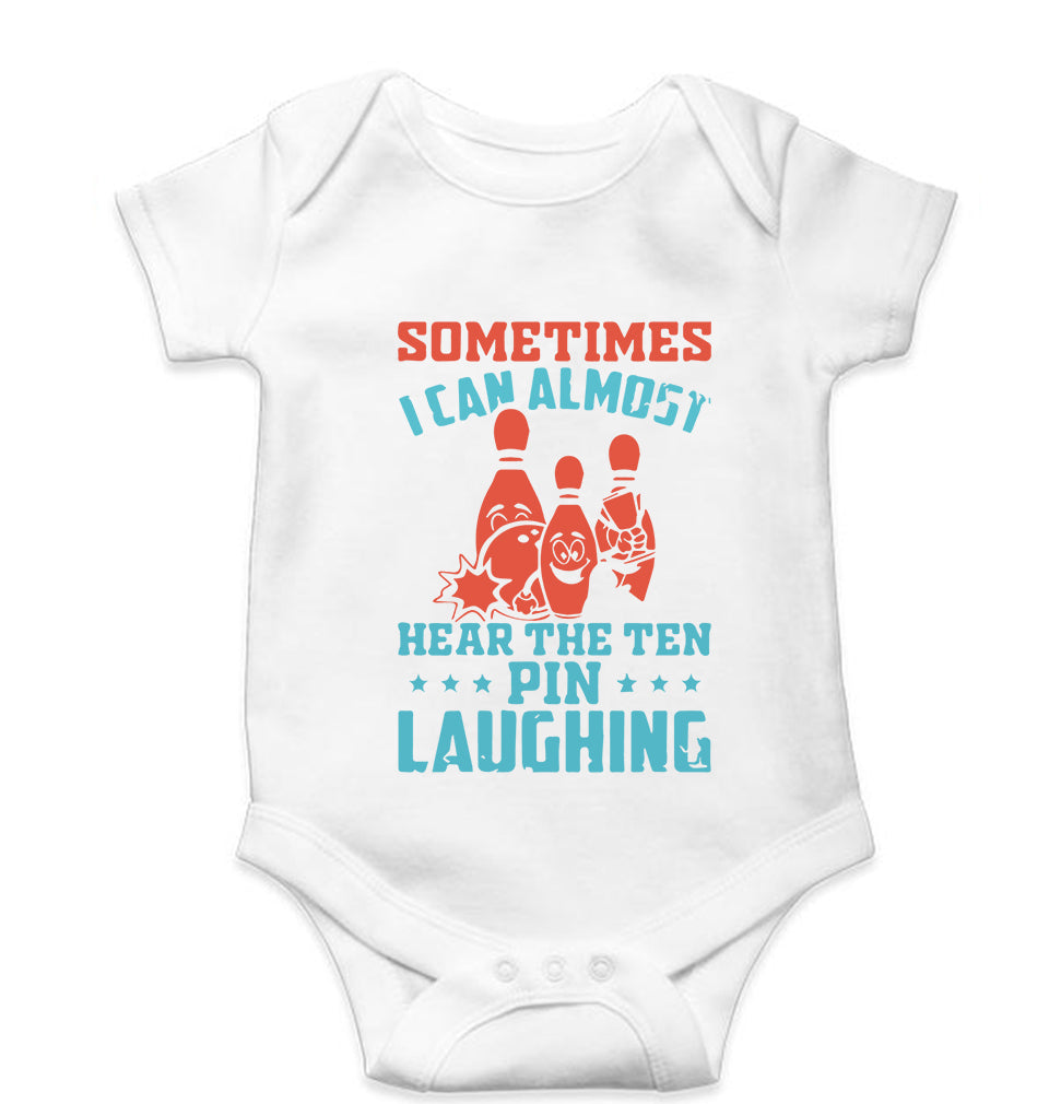 Bowling Kids Romper For Baby Boy/Girl-White-Ektarfa.online