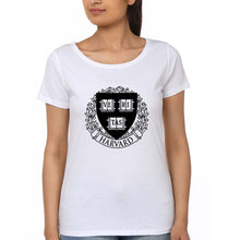 Load image into Gallery viewer, Harvard T-Shirt for Women-XS(32 Inches)-White-Ektarfa.online

