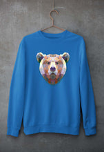 Load image into Gallery viewer, Bear Unisex Sweatshirt for Men/Women-S(40 Inches)-Royal Blue-Ektarfa.online
