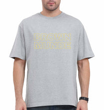 Load image into Gallery viewer, BROWN MUNDE Oversized T-Shirt for Men-Grey-Ektarfa.online
