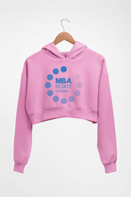 Load image into Gallery viewer, MBA Crop HOODIE FOR WOMEN-Light Baby Pink-Ektarfa.online
