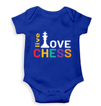 Load image into Gallery viewer, Chess Love Kids Romper For Baby Boy/Girl-0-5 Months(18 Inches)-Royal Blue-Ektarfa.online
