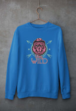 Load image into Gallery viewer, Stay Wild Unisex Sweatshirt for Men/Women-S(40 Inches)-Royal Blue-Ektarfa.online
