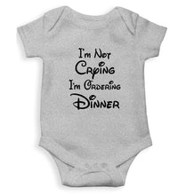 Load image into Gallery viewer, I M Not Crying Kids Romper For Baby Boy/Girl-0-5 Months(18 Inches)-Grey-Ektarfa.online
