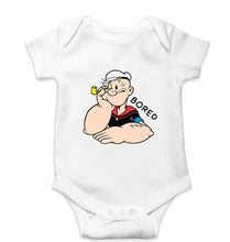 Load image into Gallery viewer, Popeye Kids Romper For Baby Boy/Girl-0-5 Months(18 Inches)-White-Ektarfa.online
