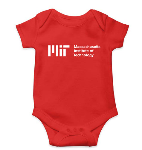 MIT Kids Romper For Baby Boy/Girl-0-5 Months(18 Inches)-Red-Ektarfa.online