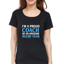 Load image into Gallery viewer, Rugby T-Shirt for Women-Black-Ektarfa.online
