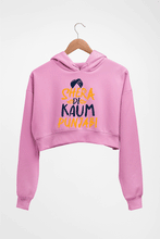 Load image into Gallery viewer, Punjabi Crop HOODIE FOR WOMEN-Light Baby Pink-Ektarfa.online
