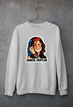 Load image into Gallery viewer, Janis Joplin Unisex Sweatshirt for Men/Women-Grey Melange-Ektarfa.online
