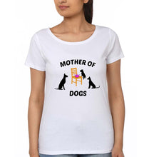 Load image into Gallery viewer, Mother of Dog T-Shirt for Women-White-Ektarfa.online
