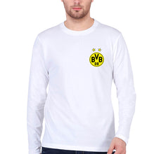 Load image into Gallery viewer, Borussia Dortmund Full Sleeves T-Shirt for Men-White-Ektarfa.online

