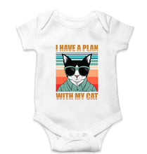 Load image into Gallery viewer, Cat Kids Romper For Baby Boy/Girl-0-5 Months(18 Inches)-White-Ektarfa.online
