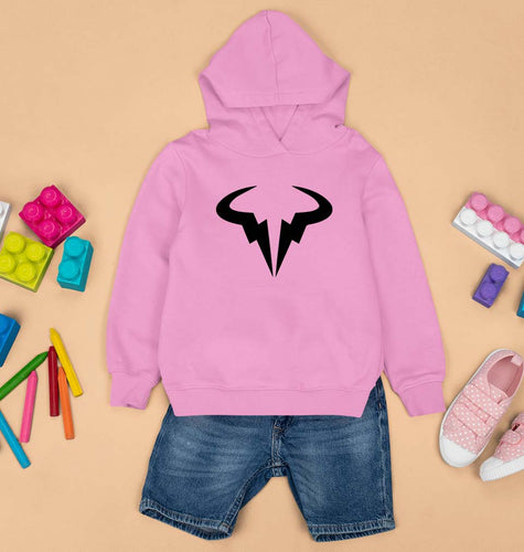 Rafael Nadal (RAFA) Kids Hoodie for Boy/Girl-Light Baby Pink-Ektarfa.online