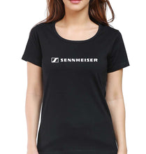 Load image into Gallery viewer, Sennheiser T-Shirt for Women-XS(32 Inches)-Black-Ektarfa.online

