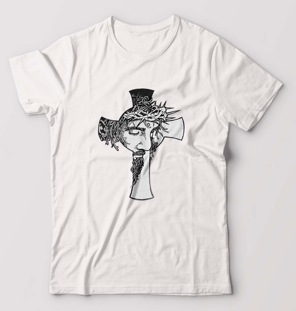 Jesus T-Shirt for Men-White-Ektarfa.online