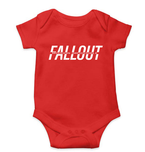 Mission Impossible (MI) Fallout Kids Romper For Baby Boy/Girl-Red-Ektarfa.online