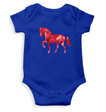 Load image into Gallery viewer, HORSE Kids Romper For Baby Boy/Girl-0-5 Months(18 Inches)-Royal Blue-Ektarfa.online
