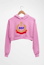 Load image into Gallery viewer, BSF Army Crop HOODIE FOR WOMEN-Light Baby Pink-Ektarfa.online
