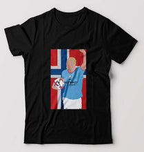 Load image into Gallery viewer, Erling Haaland T-Shirt for Men-Black-Ektarfa.online
