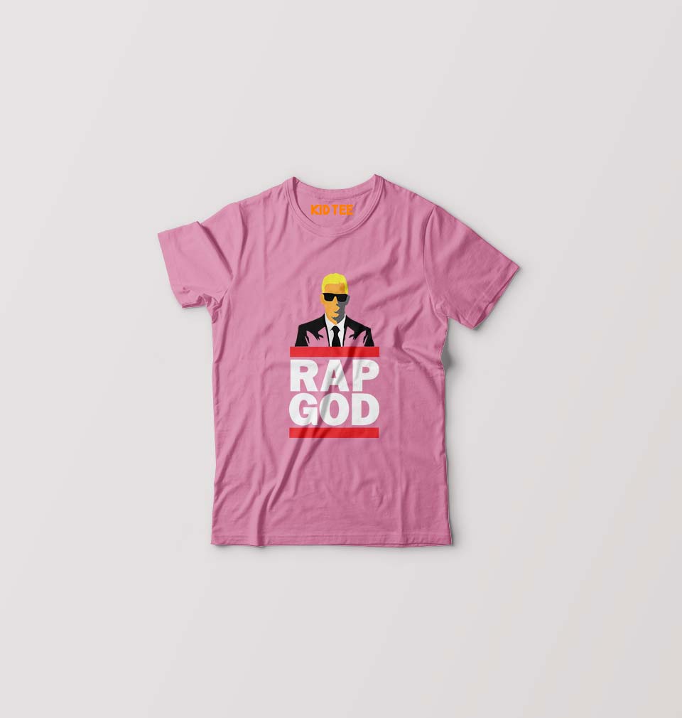 Rap God T-Shirt for Boy/Girl-Pink-Ektarfa.online