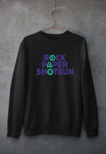 Load image into Gallery viewer, Rock Paper Shotgun Unisex Sweatshirt for Men/Women-Black-Ektarfa.online
